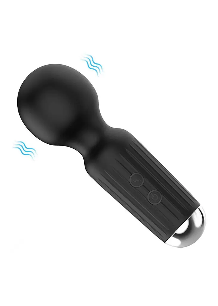 Вібромасажер B - Series Magic Rechargeable Mini, 11 см (чорний) - фото 2