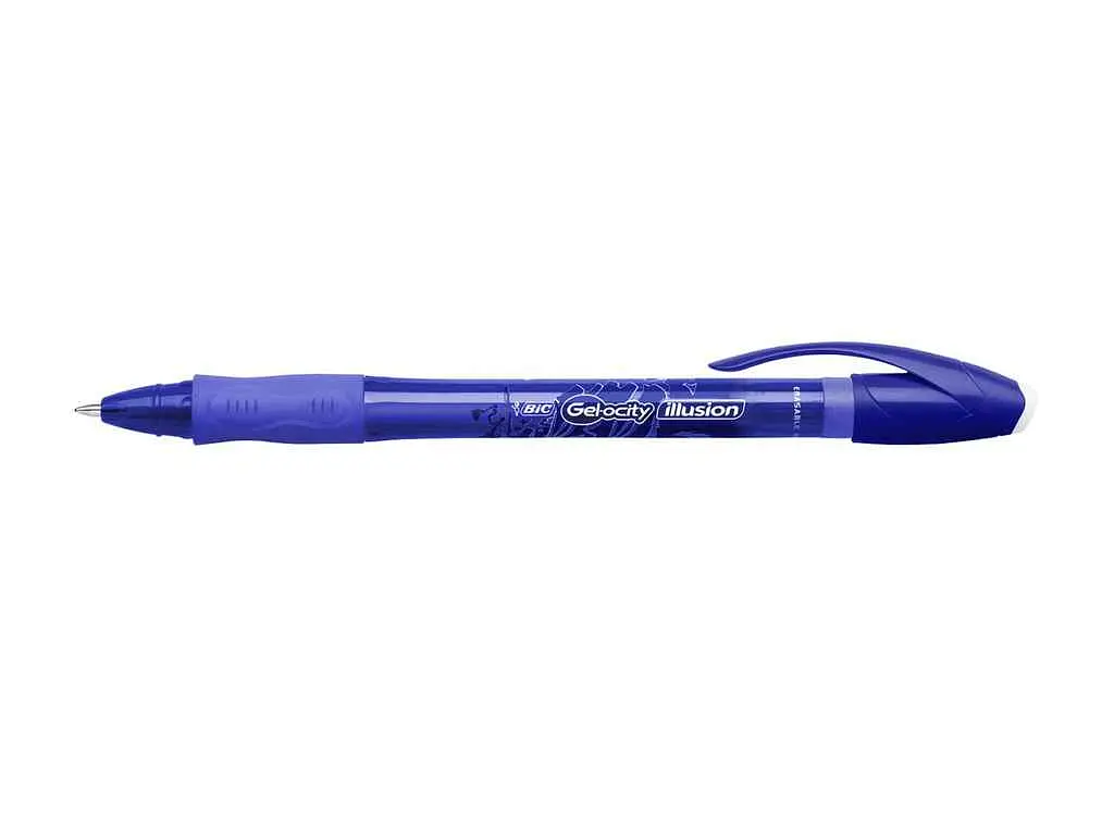 Ручка BIC гелева Gel-ocity Illusion,синя 12шт bc943440