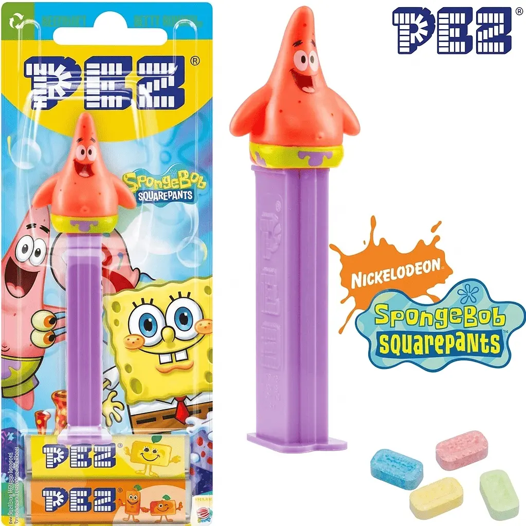 Диспенсер з цукерками Pez SpongeBob SquarePants Патрік Стар 17г - фото 2