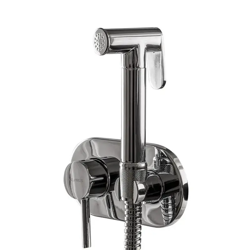 Змішувач вбудований з гігієнічним душем Globus Lux Niagara GLN-2-106 Chrome 30412 - фото 7