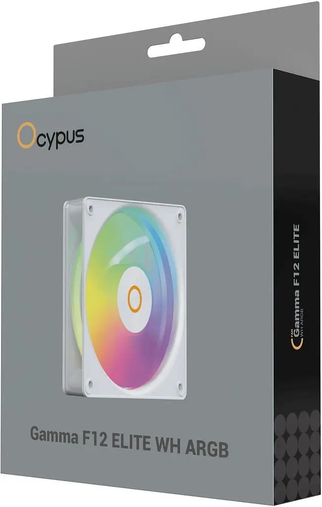 Вентилятор OCYPUS GAMMA F12 ELITE 120MM WH ARGB (GAMMA-F12-WH1AM00E-GL) - фото 5