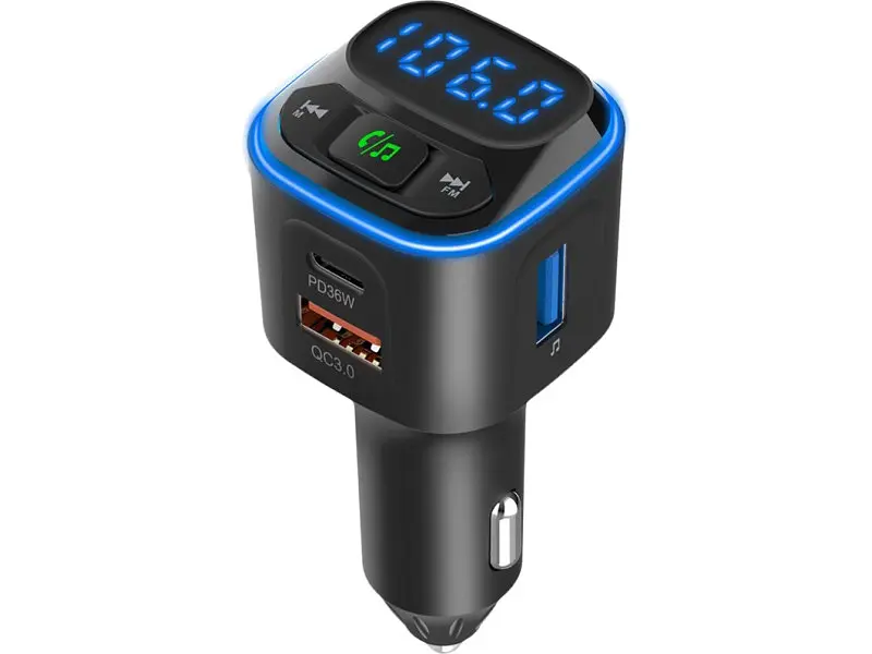 FM-трансмітер Gelius Tune GP-FMT051 (PD/QC) 36 W Black (2099900987533)