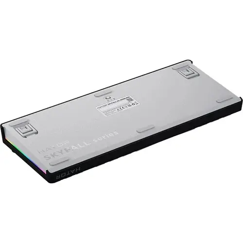 Клавіатура бездротова Hator Skyfall 80, White/Black, Bluetooth 5.3 / USB 2.4 GHz / USB, механічна (перемикачі Aurum Lemon), 84 кнопки, RGB підсвічування, 4000 mAh, EN/UA (HTK3180UA) - фото 3