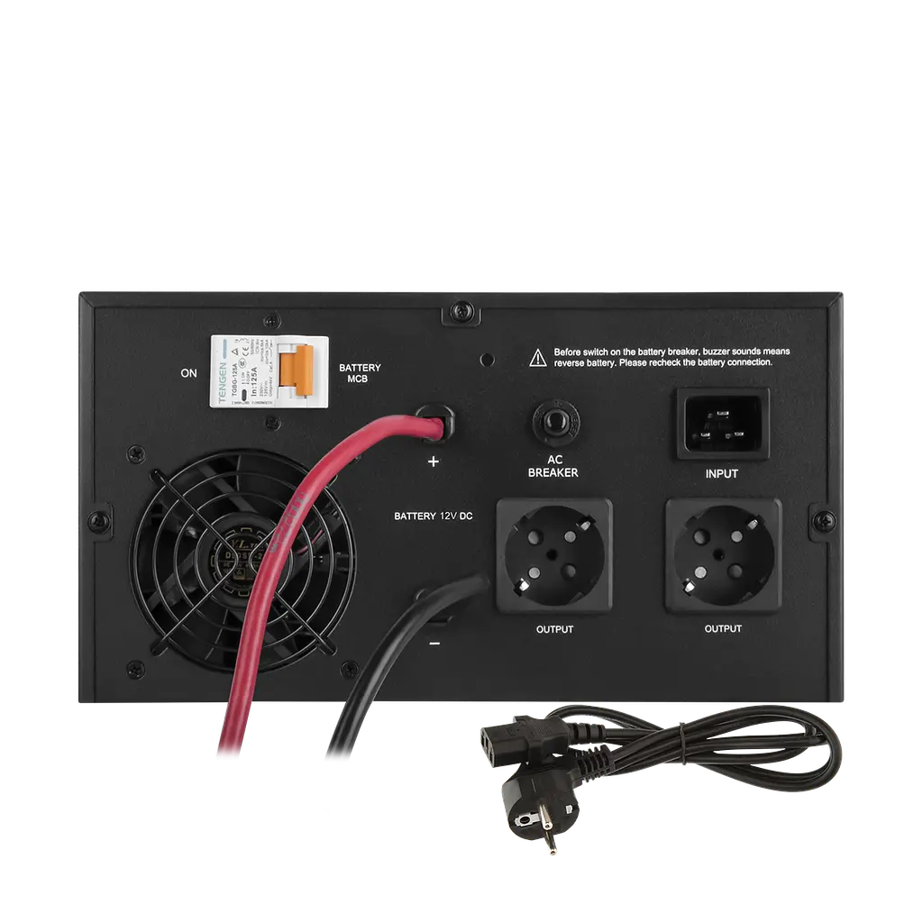 ДБЖ з правильною синусоїдою 12V LPE-B-PSW-1500VA+ (1000Вт) 1-40A - фото 4