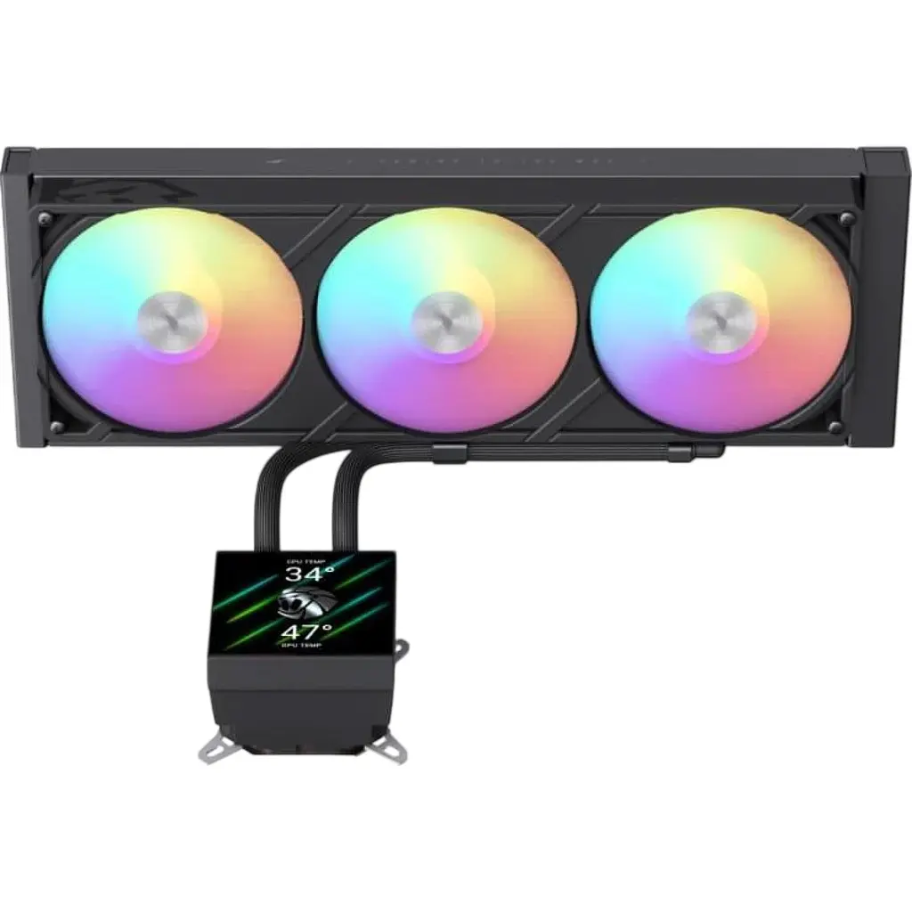 Система водяного охолодження GameMax Glacier 360 LCD Black [166118] - фото 4