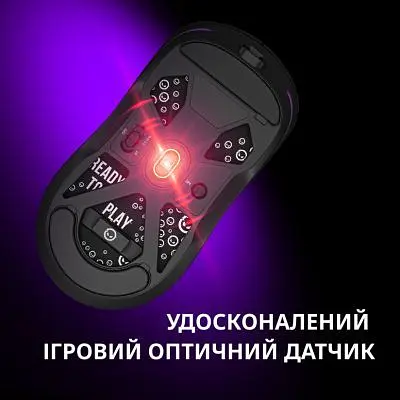 Комп'ютерна мишка Lorgar MSA10W Wireless Gaming Black (LRG-MSA10W-BK) - фото 5
