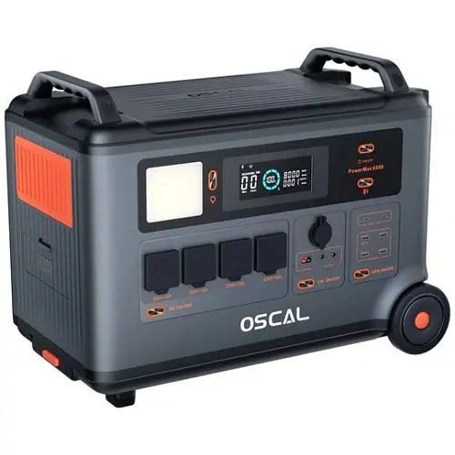 Портативна зарядна станція Oscal PowerMax 6000 6000W/3600Wh (EU) - фото 3