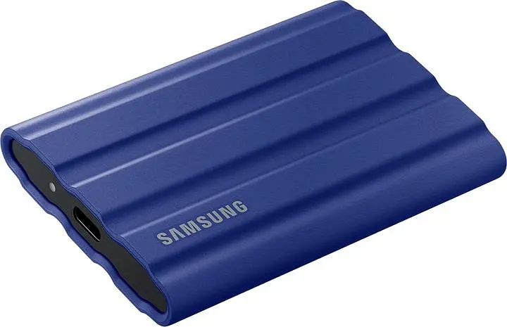 Накопитель SSD Samsung SSD 2TB USB T7 Shield Blue (MU-PE2T0R/EU) - фото 4