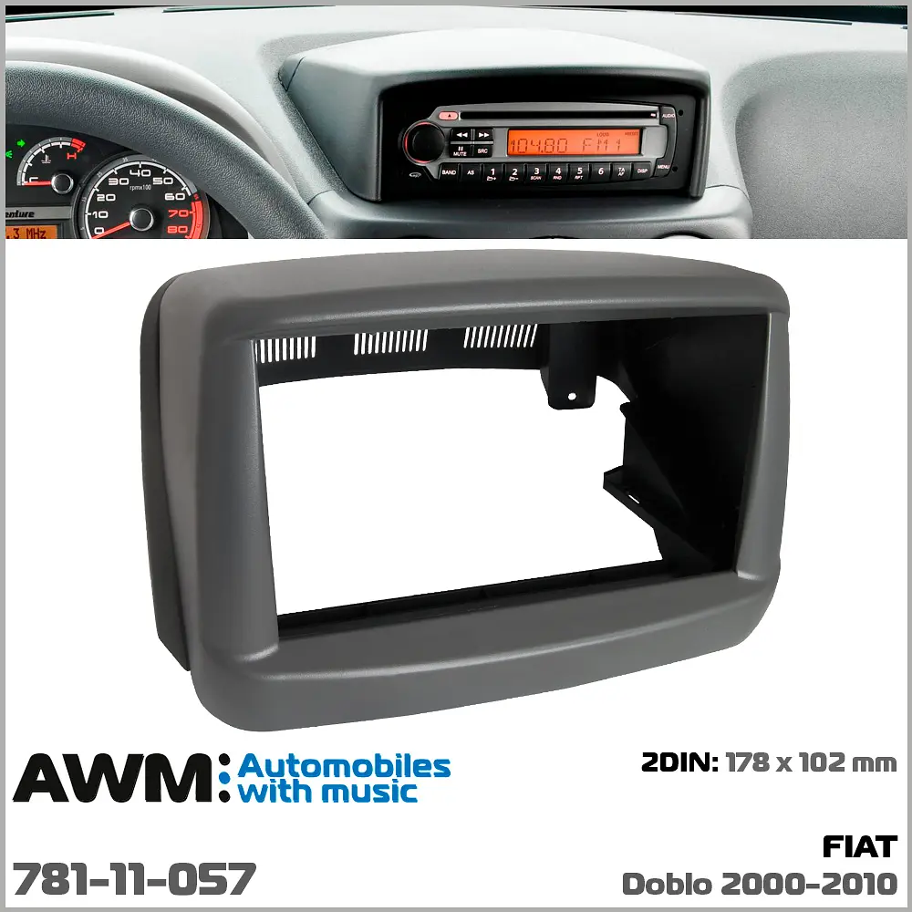 Переходная рамка Fiat Doblo AWM 781-11-057 - фото 5