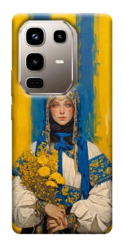 TPU чохол Demsky Ukrainian woman для Infinix Note 50 Pro 4G