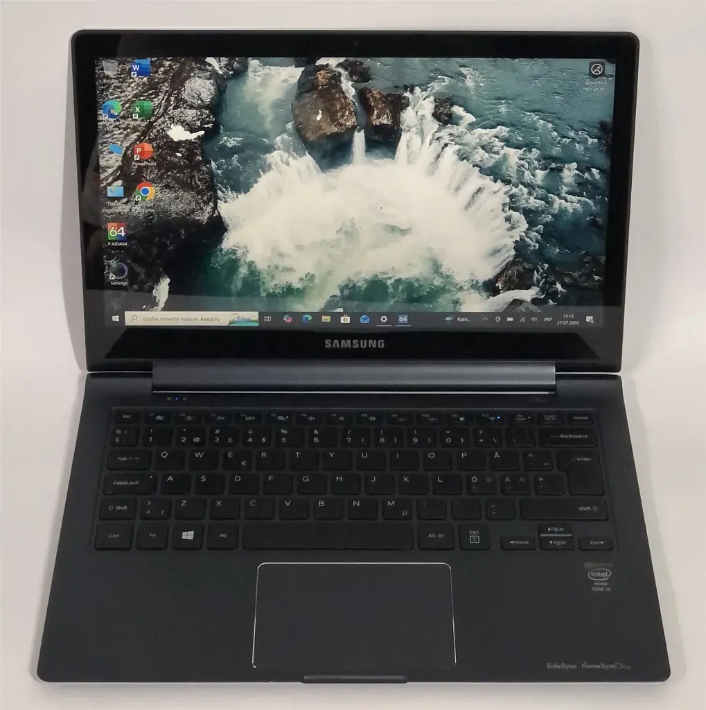 Ноутбук Samsung NP940X3G / 13.3" (3200x1800) IPS Touch / i5-4200U / 4GB / 128GB SSD / Win10Pro / Backlight - Б/в - фото 3