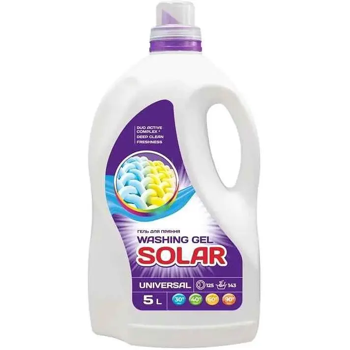 Гель для прання SOLAR 5л Universal