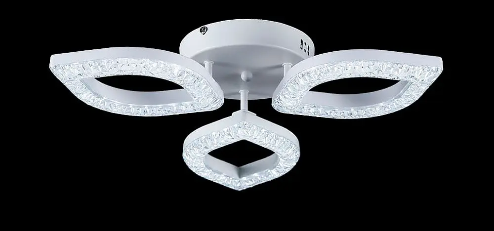 Люстра стельова LED Splendid Ray L2721/3, 60W, білий, з пультом, сучасний стиль, 48 см - фото 2