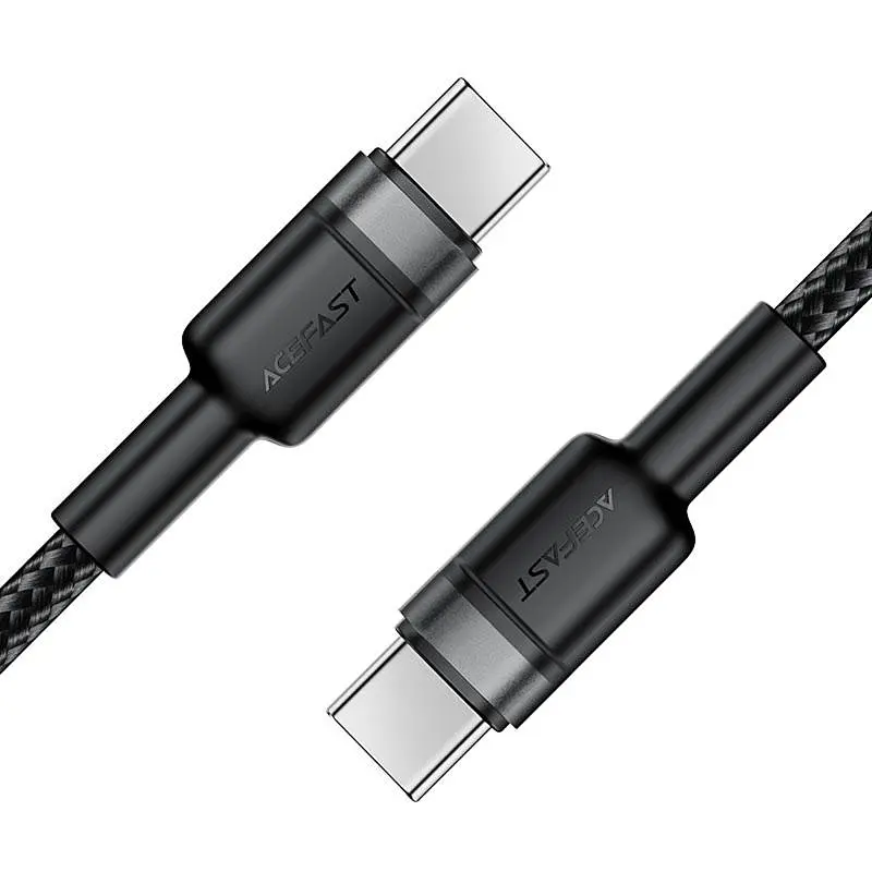 Дата кабель Acefast C22-03 Type-C to Type-C 60W (1.2m) Black - фото 4
