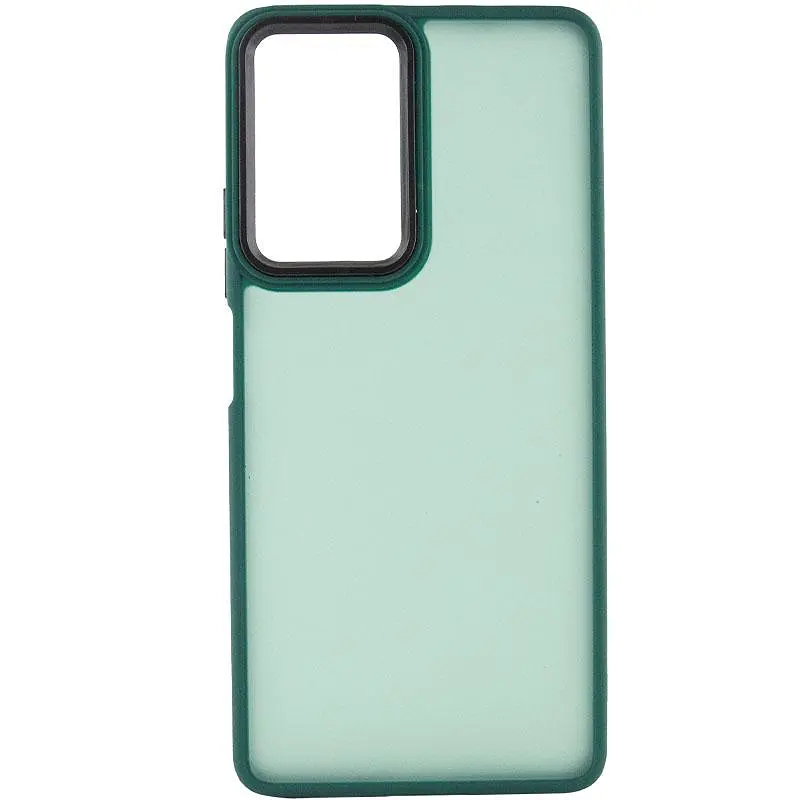 Чехол TPU+PC Lyon Frosted для Xiaomi Redmi 15 (EU) Green - фото 2