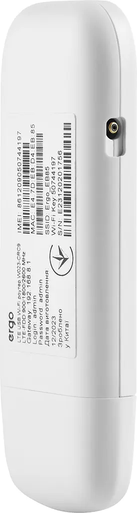 Модем 4G/3G Wi-Fi роутер ERGO W023-CRC9 - фото 5