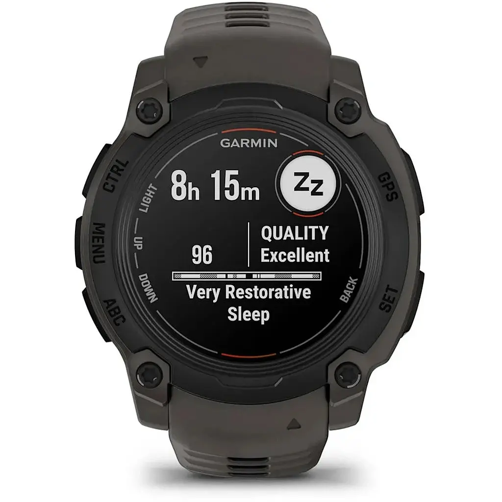 Смарт-годинник Garmin Instinct E 40 mm Black with Charcoal Silicone Band (010-02932-13) - фото 3