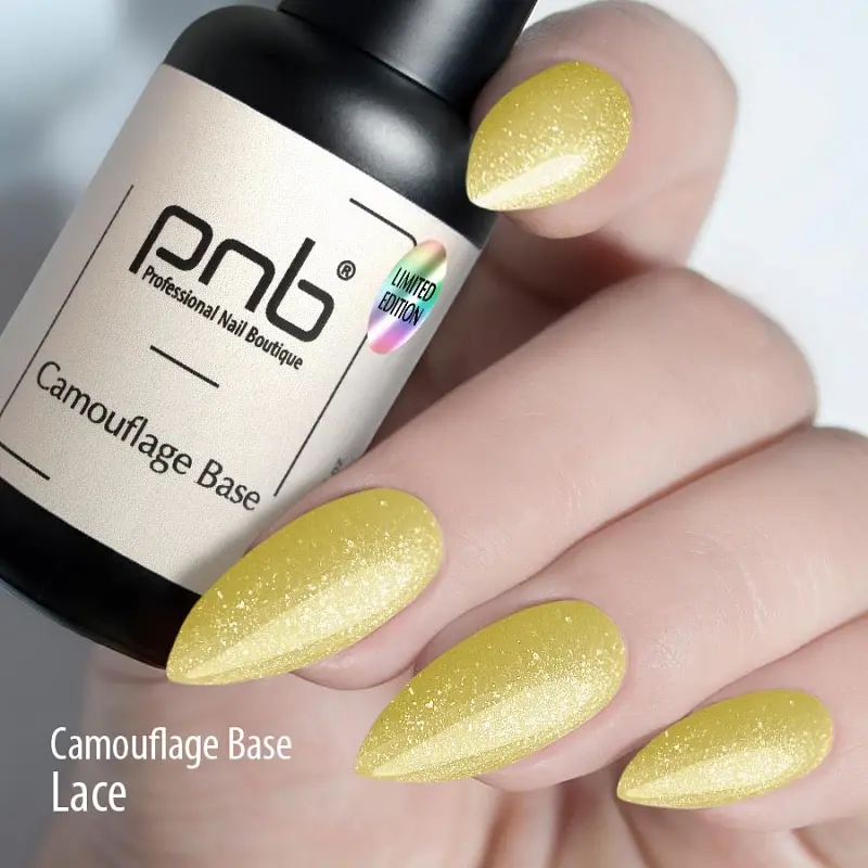 База камуфлююча каучукова PNB UV/LED Camouflage Base Lace 8 мл - фото 4