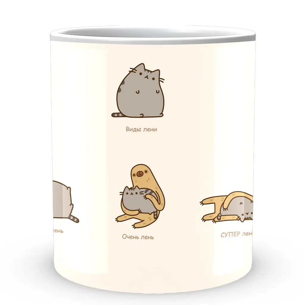 Кухоль GeekLand Pusheen Пушин PC 02.16 330 мл білий - фото 2