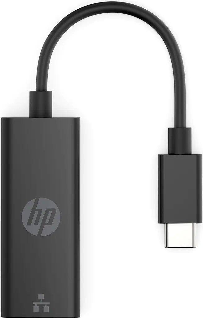 Перехідник USB 3.0 Type-C --> Ethernet RJ45 HP чорний - фото 2
