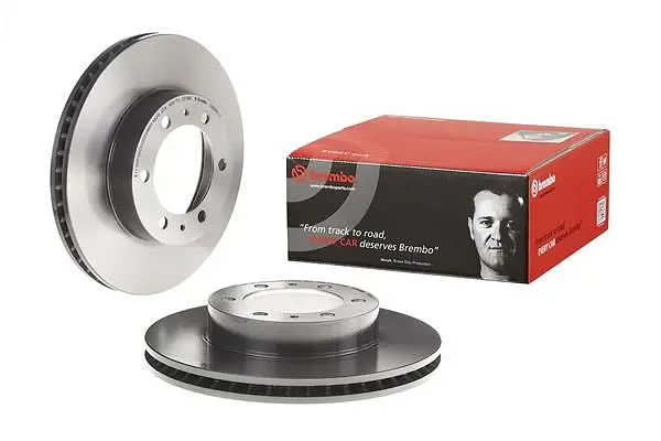 Диск тормозной передний вентилируемый Toyota Hilux VIII 02-25г Brembo ( 09.B461.11 ) - фото 2