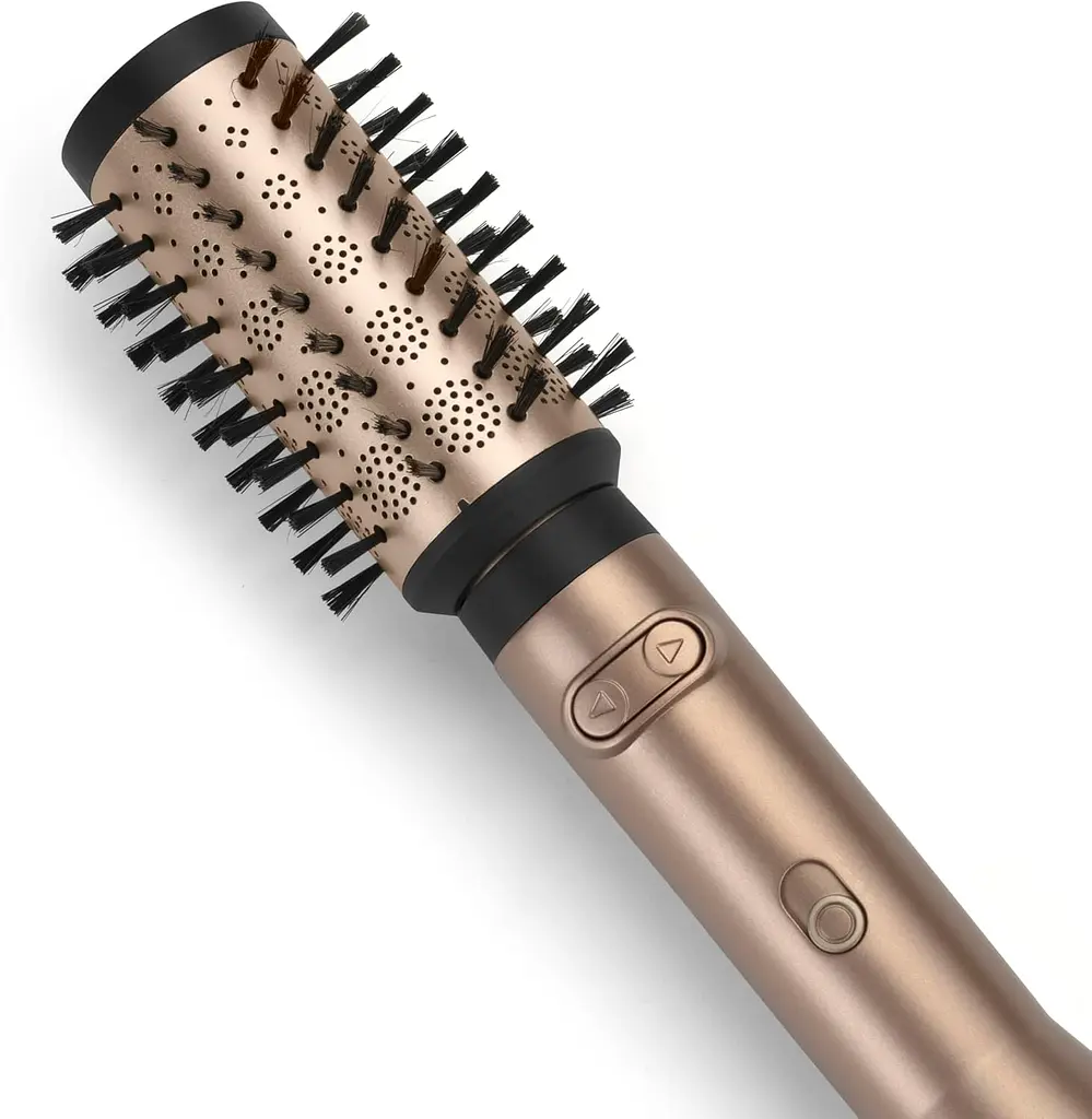 BaByliss Фен-щітка Babyliss Big Hair Dual, 650Вт, 2 режими, хол. обдув, кераміка, золотистий - фото 3