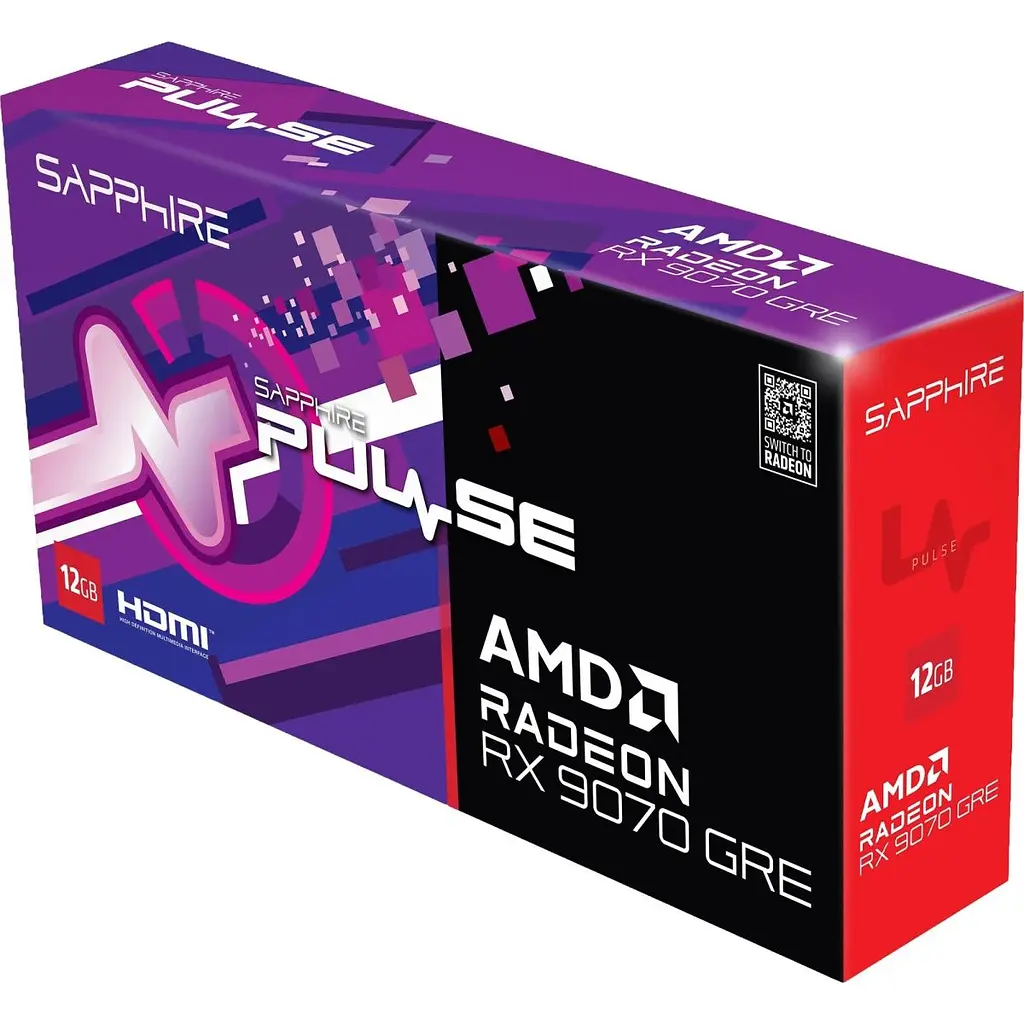 Відеокарта Sapphire Radeon RX 9070 GRE 12 ГБ Pulse OC (11354-01-20G) EU [175130] - фото 7