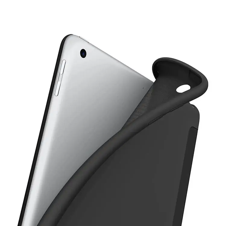 Чехол-книжка BeCover Tri Fold Soft TPU Silicone для Apple iPad 9.7 2017/2018 A1822/A1823/A1893/A1954 Black (706875) - фото 3