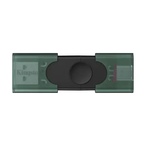 Флеш накопитель USB 128Gb DataTraveler Duo, Green/Black Kingston teh0024650 - фото 2