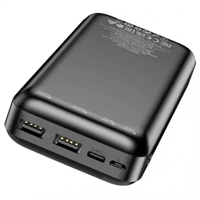 Портативная батарея Power Bank Borofone J27A 20000 mAh 2xUSB/1xType-C Черный - фото 2