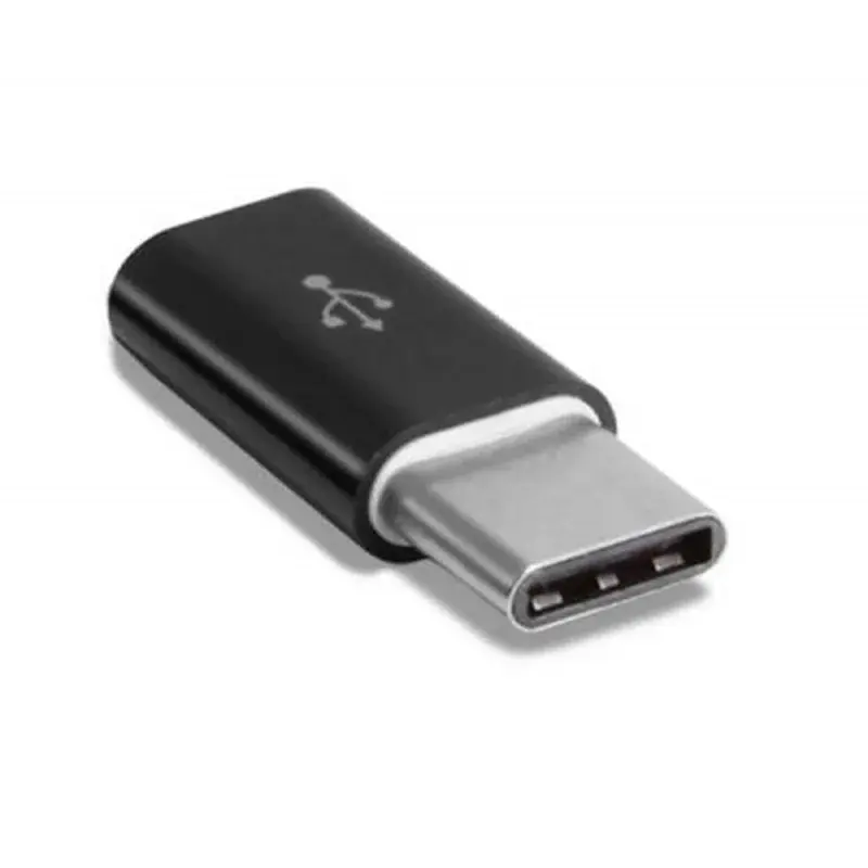 Перехідник Type-C to Micro USB Lapara (LA-Type-C-MicroUSB-adaptor black) - фото 3