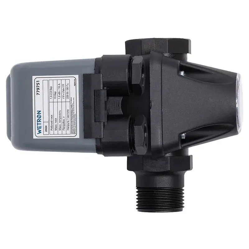 Комплект автоматики 1.4-2.8 бар 1"F×1"M×1"F WETRON SK-9.1 (779751) - фото 6