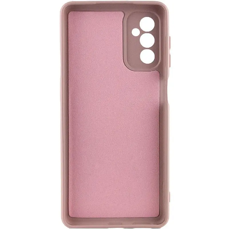 Чохол TPU GETMAN Liquid Silk Full Camera для Samsung Galaxy M34 5G Рожевий / Pink Sand - фото 2