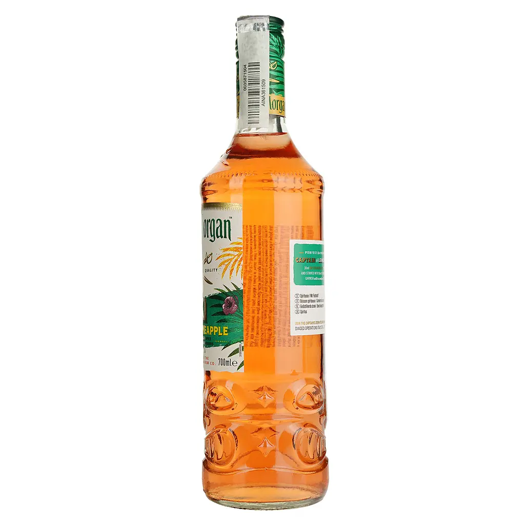 Алкогольний напій Captain Morgan Tiki Mango Pineapple 25% 0.7 л - фото 8