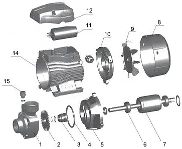 Насос вихровий Volks pumpe QB60 New 0,37кВт 000024800 - фото 6