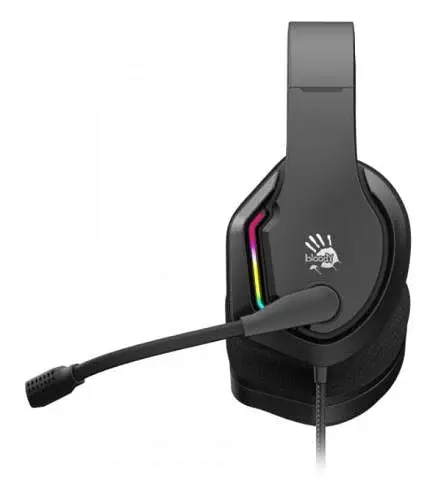 Навушники Bloody G260p Black ігрові, мікрофон, підсвічування 7 кольорів, 3.5 jack, USB, 2м - фото 3