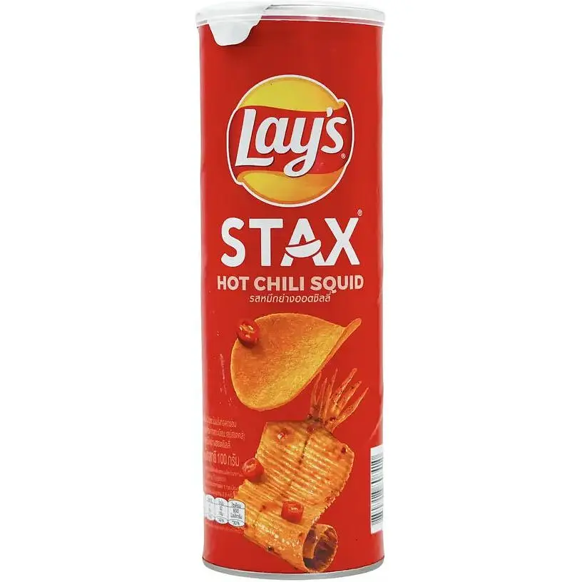 Чипсы Lays Staxs Hot Chili Squid 100 г - фото 2
