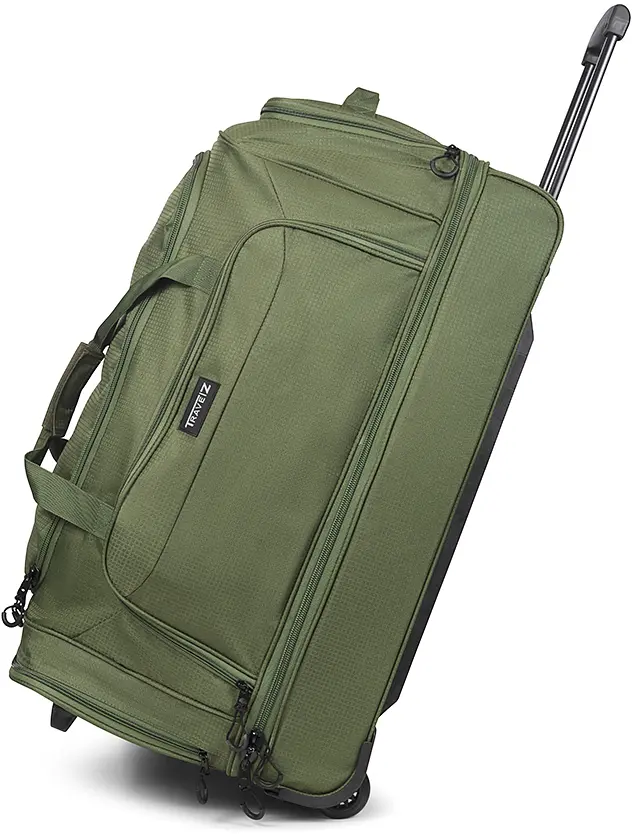 Сумка дорожня на колесах TravelZ Wheelbag Doubleloader green 96L (603099) - фото 2