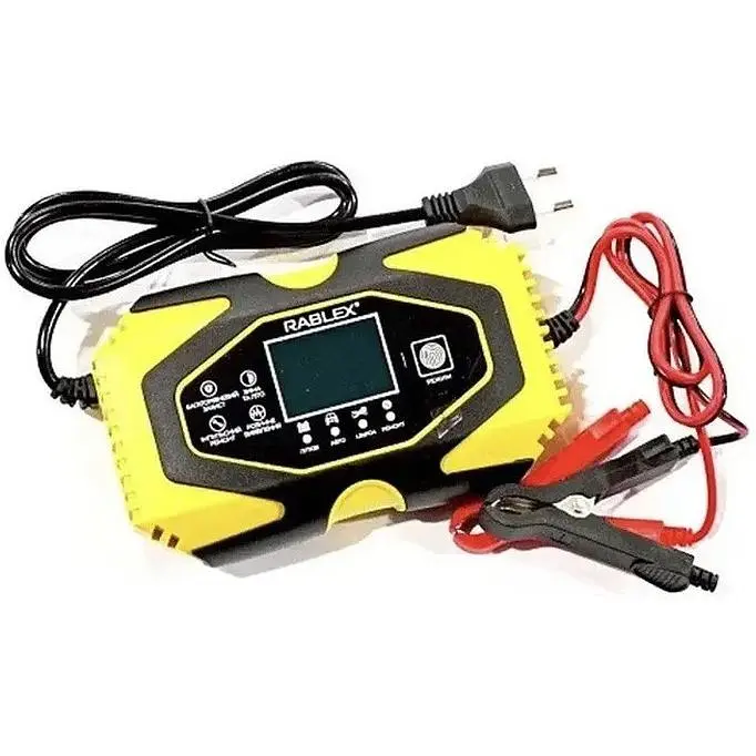 Автоматичний зарядний пристрій Rablex RB-650 12V 6 Ah/24V 3Ah 4-100 Ah 110 W з індикацією заряду - фото 4