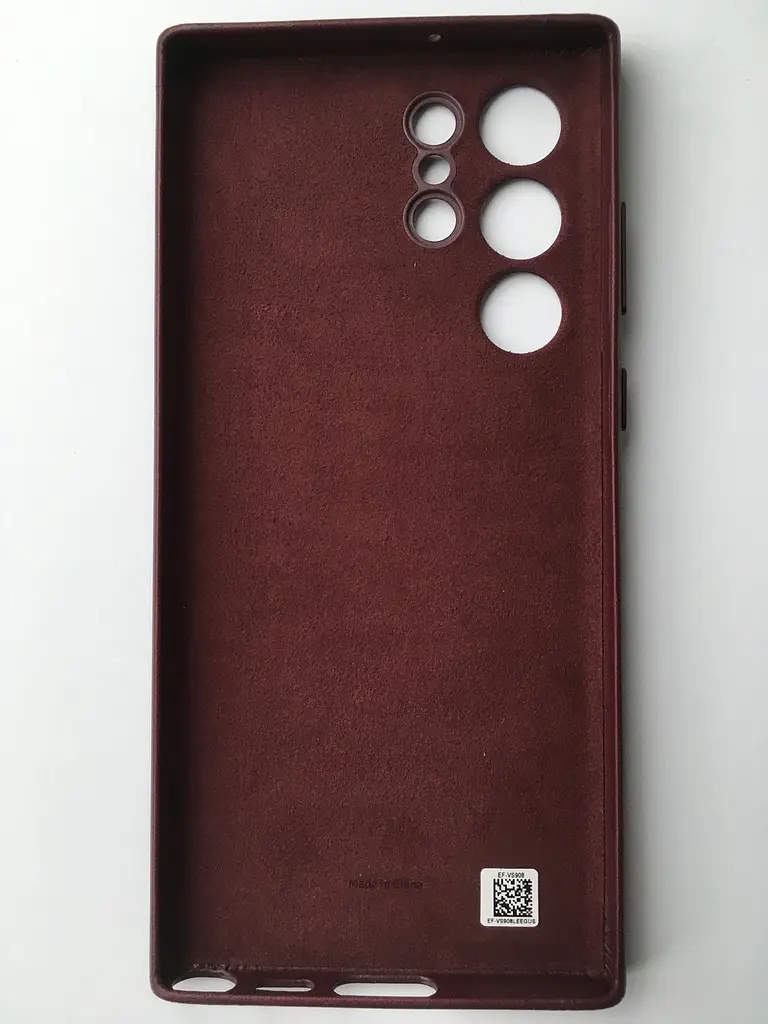 Чохол шкіряний оригінальний Leather Cover EF-VS908LEEGRU для Samsung Galaxy S22 Ultra (6.8") Burgundy - фото 7
