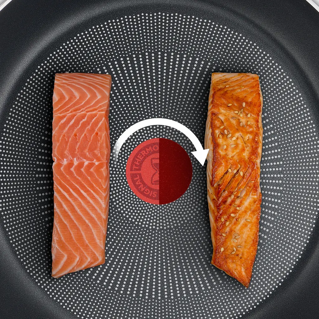 Сковорода WOK Tefal Titanium Force 3X, On 28 см (G3031932) з тришаровим титановим антипригарним покриттям Titanium 3Х - фото 9