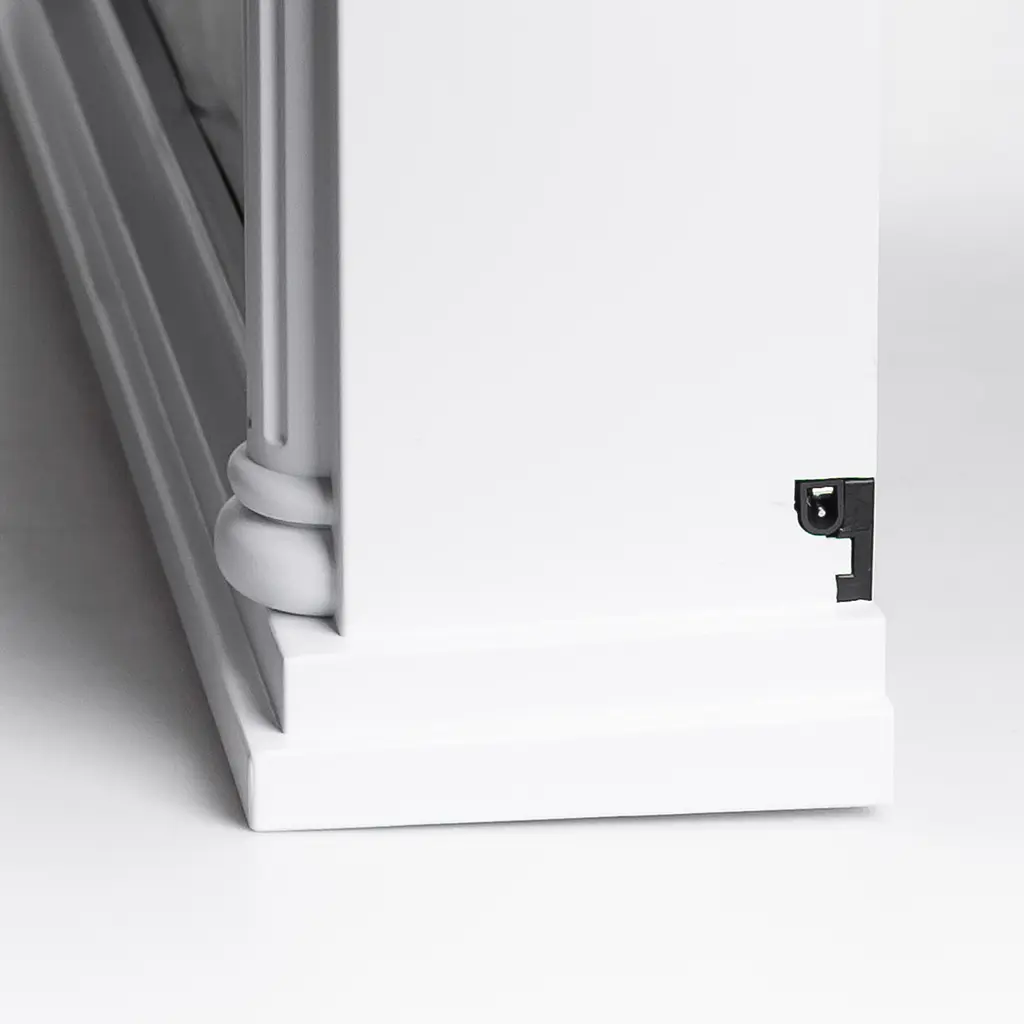 Камін декоративний з LED-підсвіткою 64*13*37 см, білий Yiwu SP-60W - фото 8