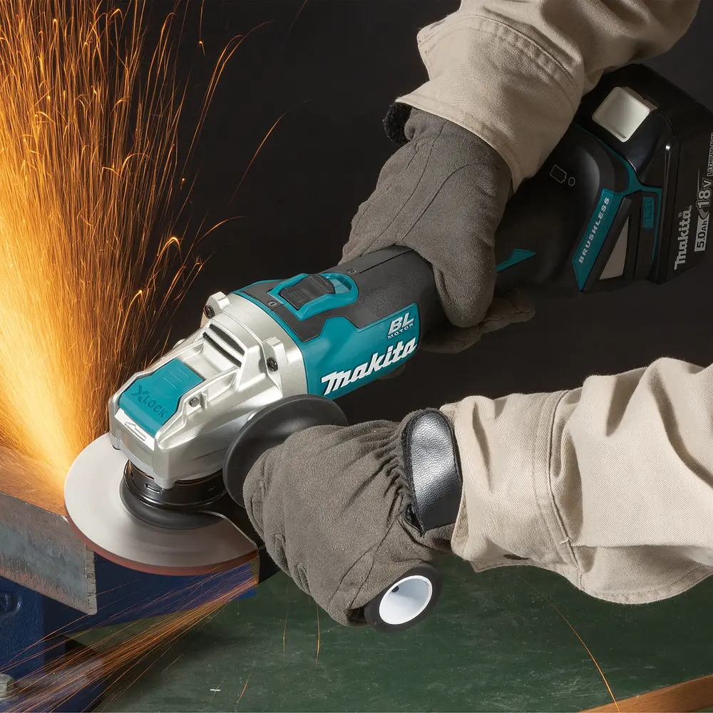 Шліфмашина кутова Makita DGA521ZX1 аккумуляторна 18В - фото 2
