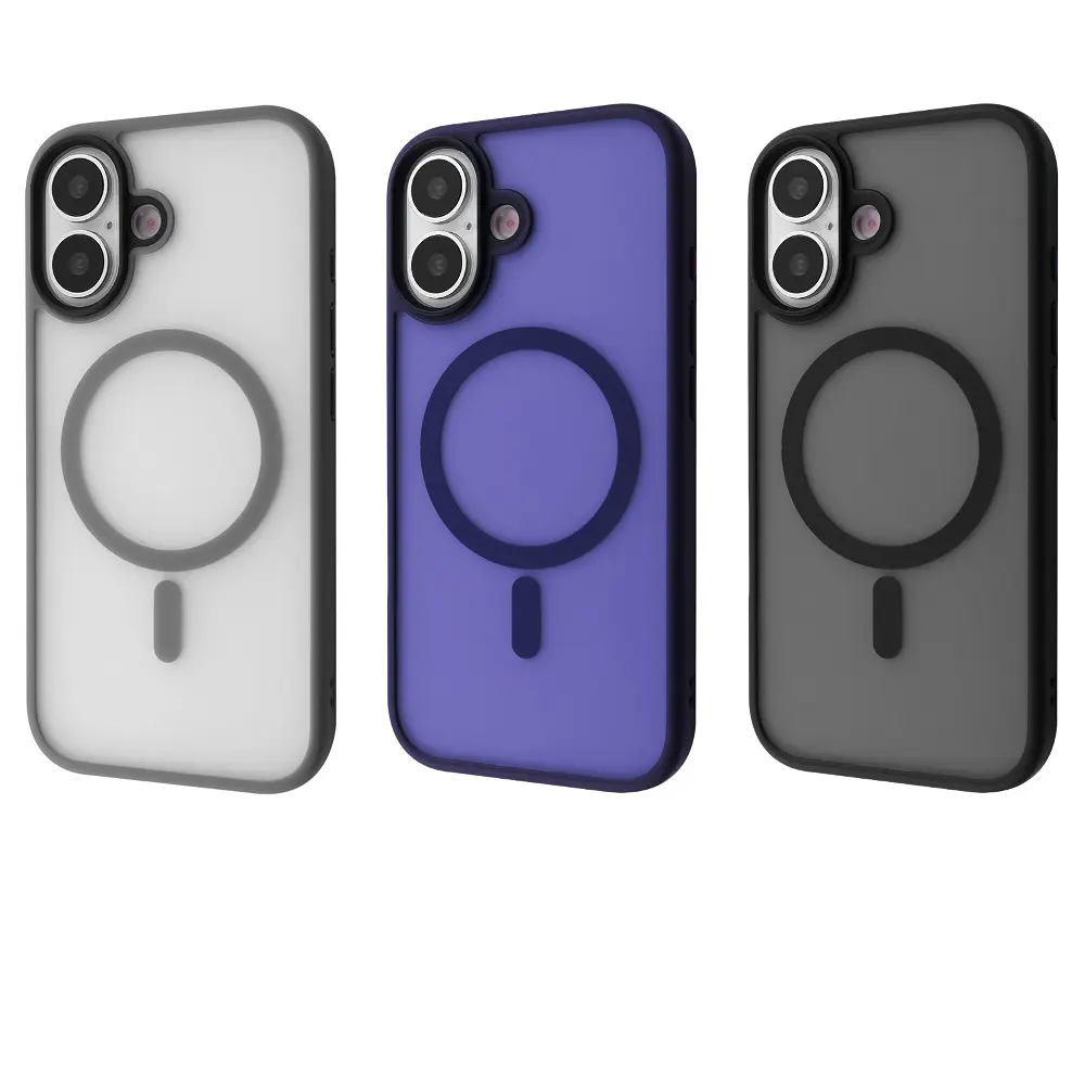 Чохол WAVE Matte Insane Case with Magnetic Ring iPhone 17 в асортименті