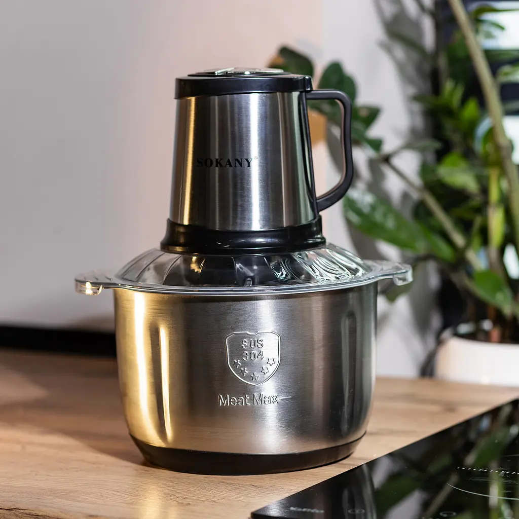 Чоппер кухонний SOKANY SK-7015 із чашею на 3.9 л, сталь Sokany SK-7015 - фото 6
