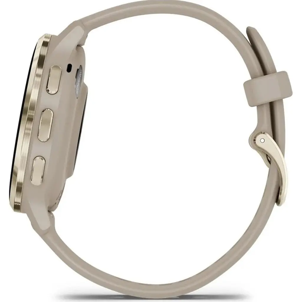 Смарт-годинник Garmin Venu 3S Soft Gold Stainless Steel Bezel with French Gray Case and Silicone Band (010-02785-02/52) [130196] - фото 6