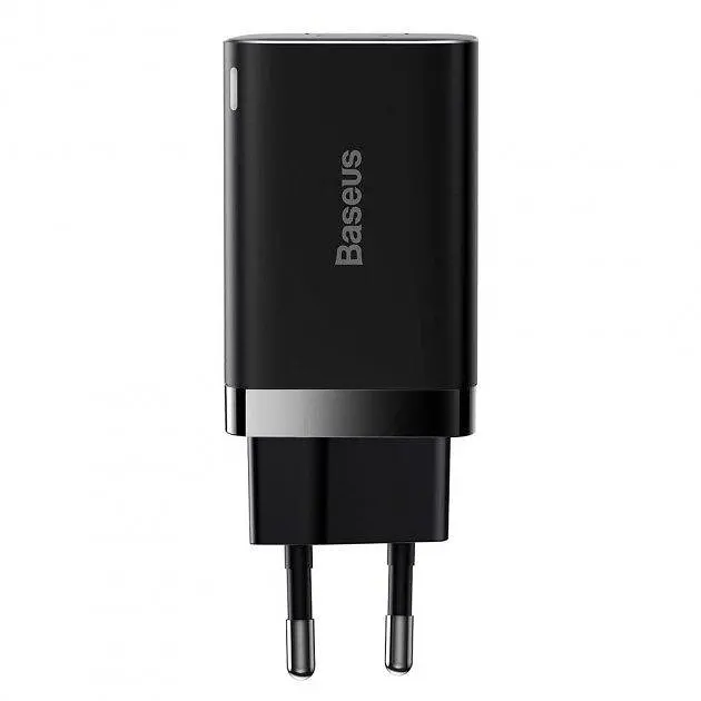 Сетевое зарядное устройство для Baseus Super Si Pro Quick Charger 1USB + 1Type-C 30W CCSUPP-E01 Black - фото 4