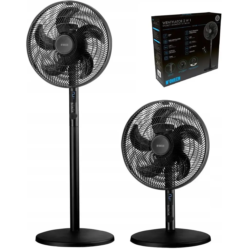 Вентилятор 2 в 1 N'oveen F535, 6”/40 см - фото 2