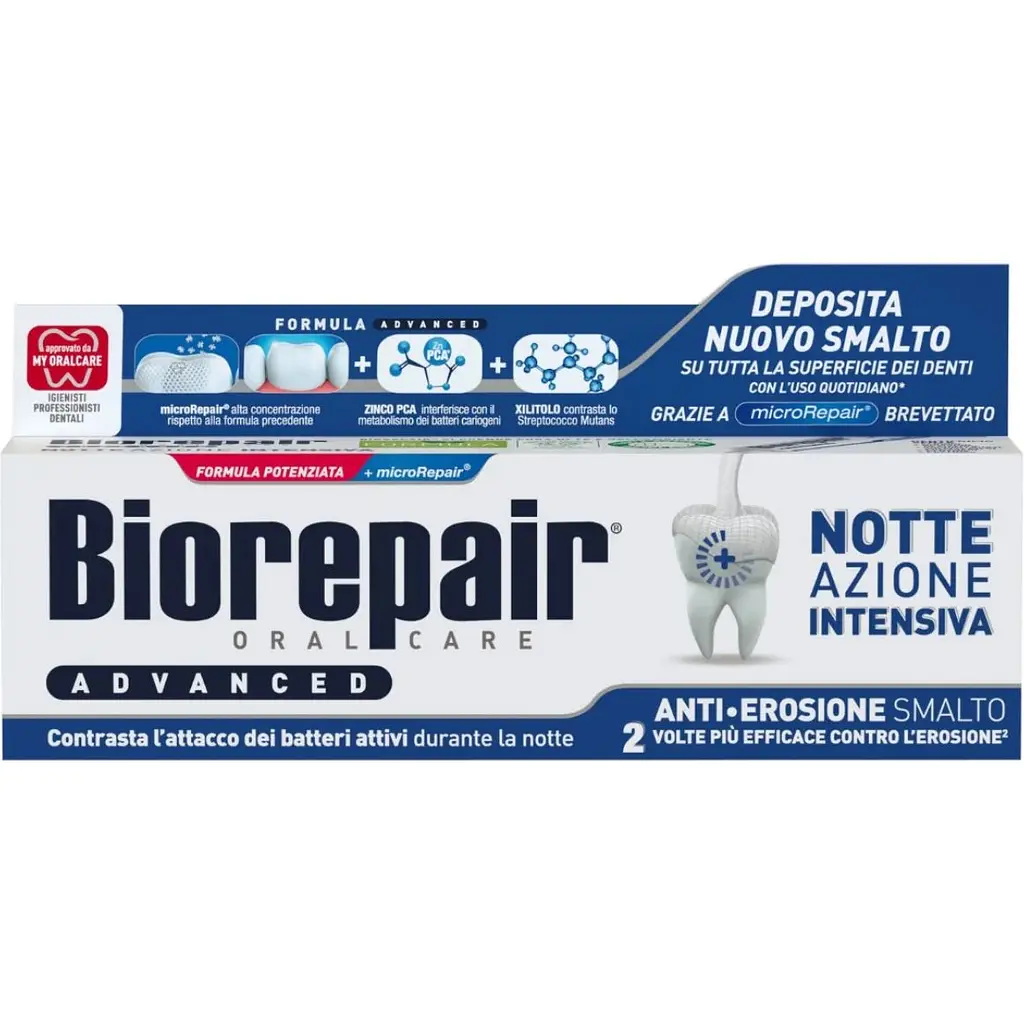 Зубна паста Biorepair Інтенсивне нічне відновлення 75 мл