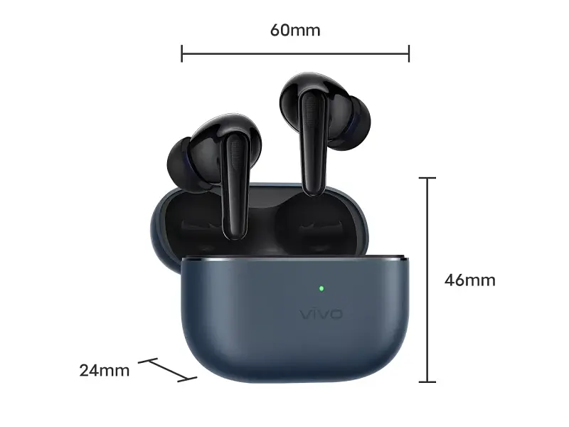 Навушники TWS Vivo TWS 4 Blue - фото 3